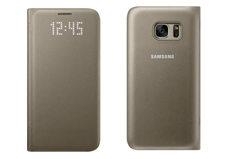 Оригинальный чехол для Samsung LED View умный телефона GALAXY S7 G930F тонкий флип чехол|for samsung