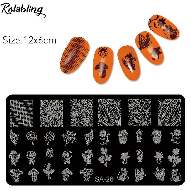 Трафареты для маникюрного принтера из нержавеющей стали|stamp stencil|nail stamp stencilart stamping