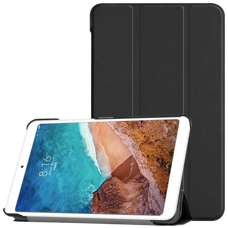 PU Leather Cover Case For Xiaomi Mi Pad 4 MiPad4 8 inch Tablet Protective Smart for xiaomi Pad4 Mipad 8.0&quot case cover | Компьютеры и