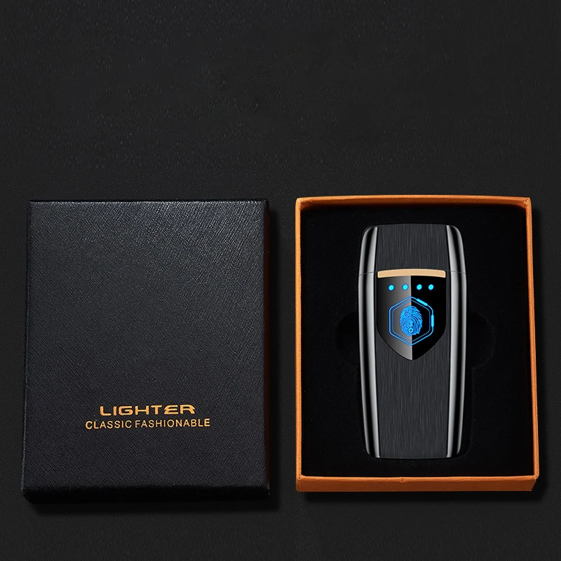 Металлическая тонкая USB Зажигалка с сенсорным переключателем, зажигалка для сигарет, Электронная зажигалка, Лазерная вывеска и имя