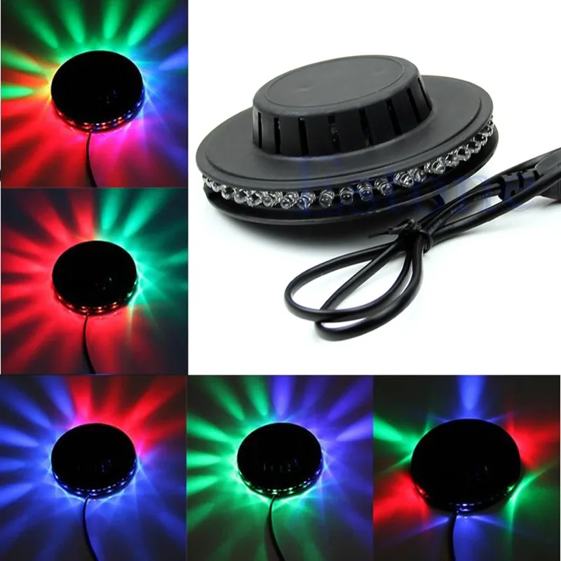 

Mini 48 LEDs 8W RGB Sunflower LED Stage Lighting Hanging Wall Lamp Corridor Ambient Lights Bar Disco Micro Rotating LS-RGB48