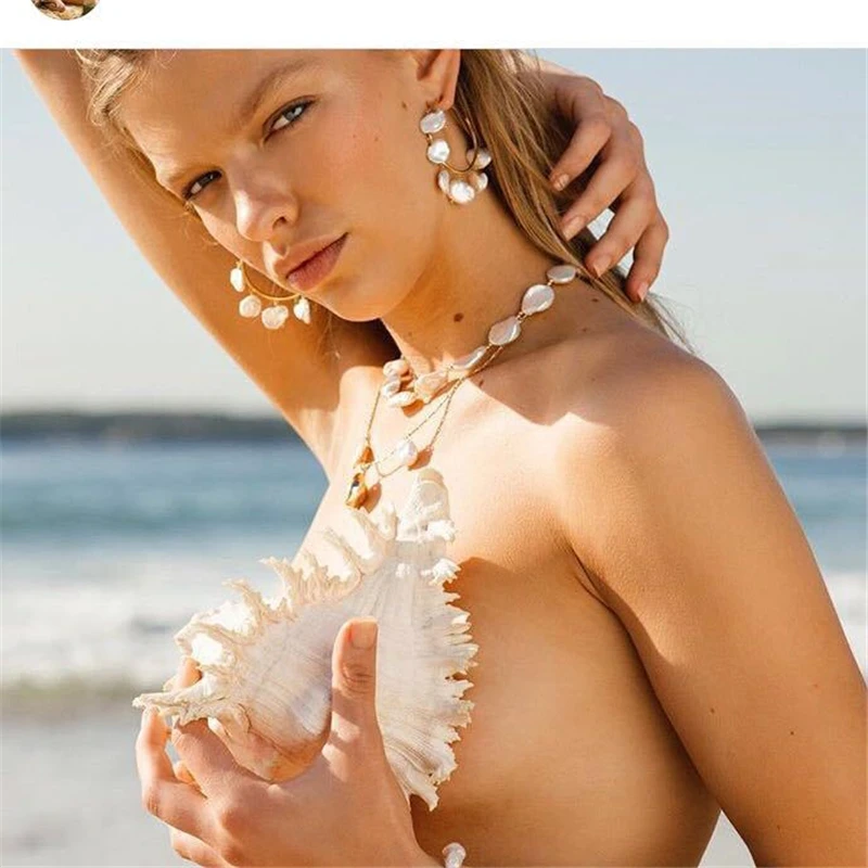 Европейский и американский нишевой дизайн C-образный натуральный барочный