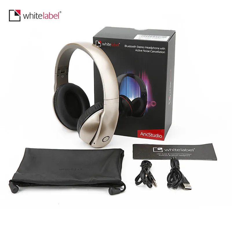 Whitelabel ancstudio Bluetooth наушники Беспроводной стерео гарнитуры для компьютера за ухо