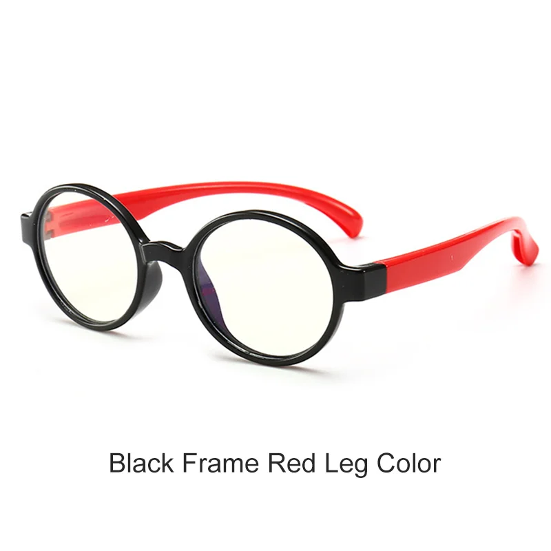 Black Red VEGA очки овальные детские игровые компьютерные очки голубые легкие очки для девочек и мальчиков для защиты глаз детские очки VG248 - Цвет оправы: Black Red