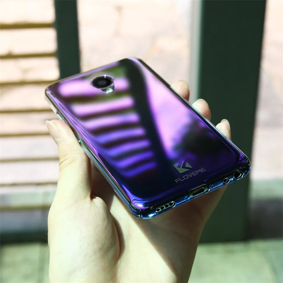FLOVEME градиентный чехол для телефона s для Meizu m5 m5s u10, Роскошный Жесткий чехол-бампер для Meizu m5 u10, модная задняя крышка для мобильного телефона, чехол