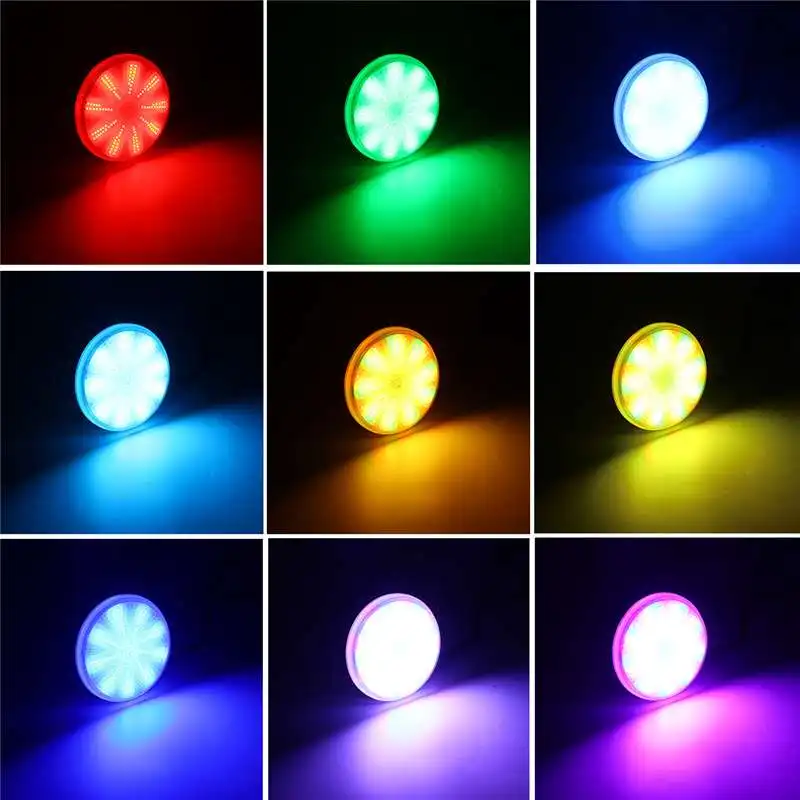 Светодиодный светильник для бассейна, 423 светодиодов, AC/DC12V RGB, сменная лампа PAR56 из смолы, водонепроницаемый, IP68, многоцветный, 2 м, проводной, подводный светильник s