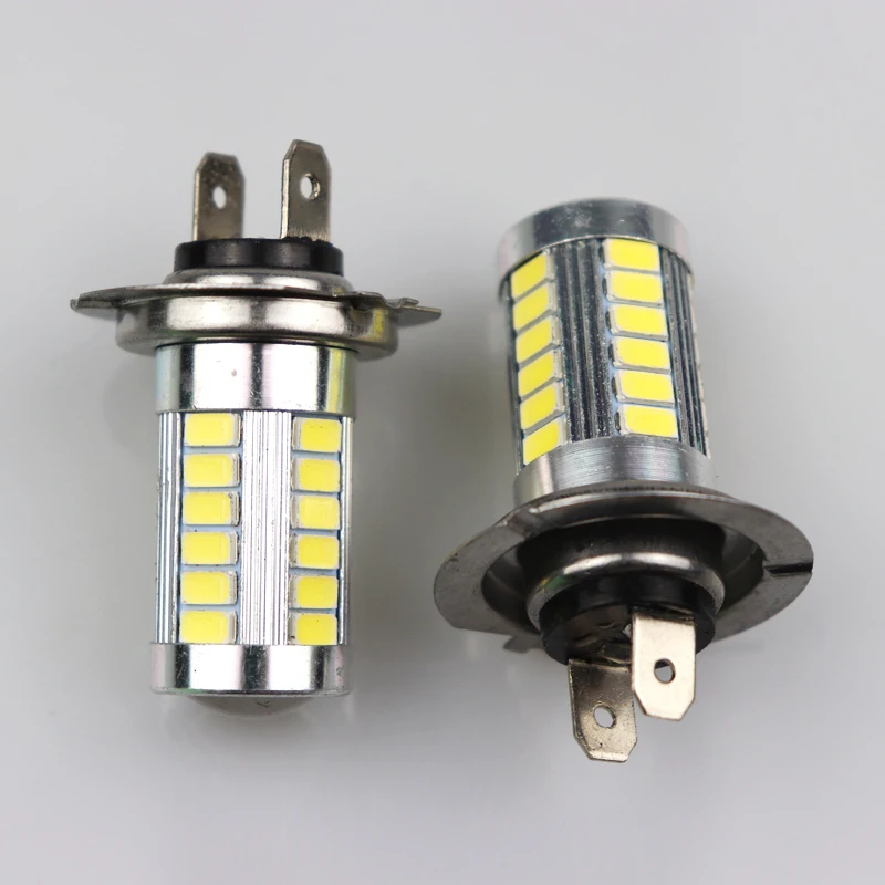 Автомобильный H8 H11 led 9005 9006 h4 h7 5630 33SMD противотуманная фара 1156 1157 дневные ходовые огни светильник лампы поворот Парковка лампы 12V