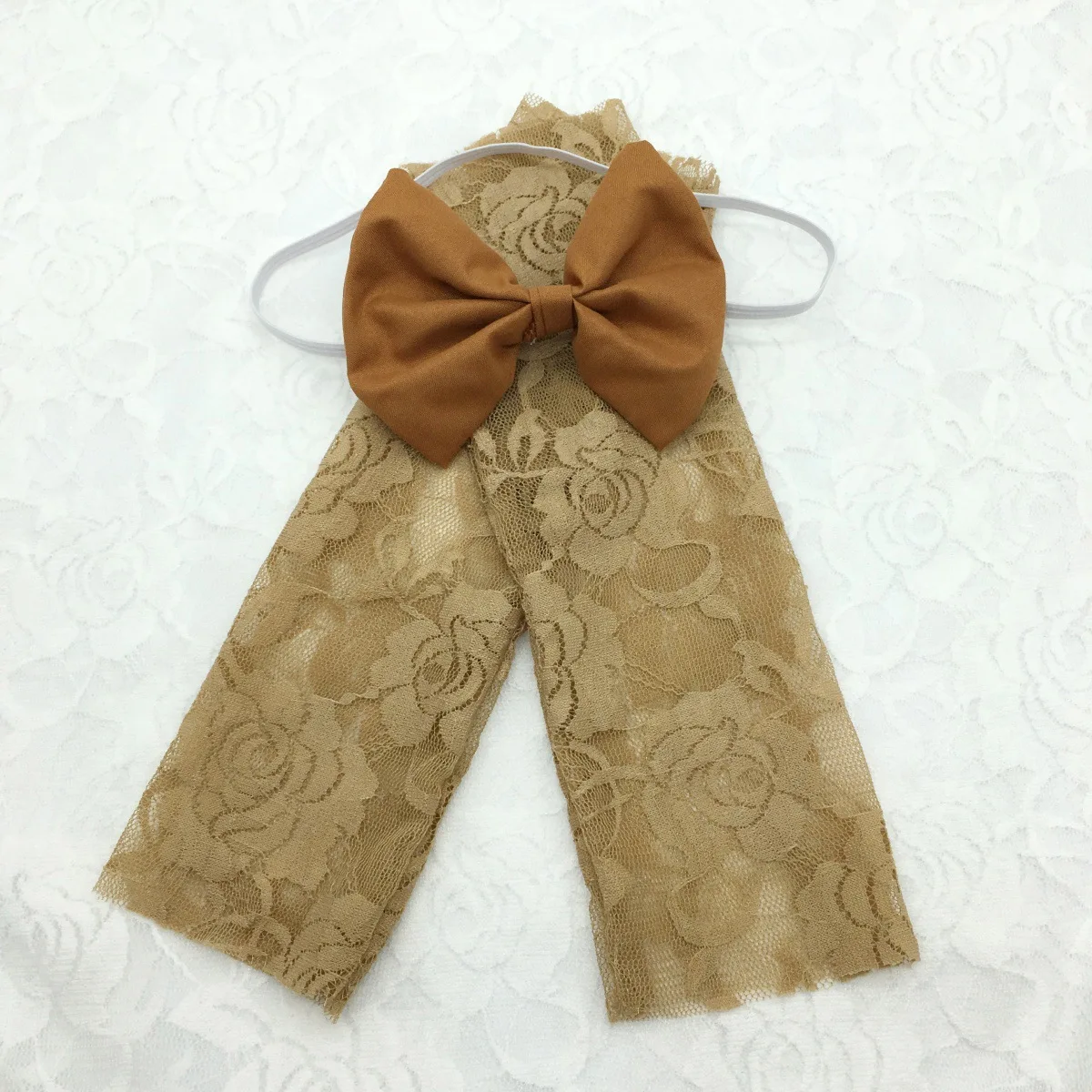 Baby Lace Leg Warmers Set Photo Prop Headband Bow Sleeve Studio Newborn Girl Print Photography Accessories X | Детская одежда и