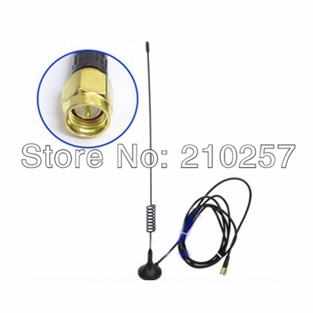 

Антенна 1,2 ГГц 7dbi Omni Sma со штекером, с присоской, 10 шт.