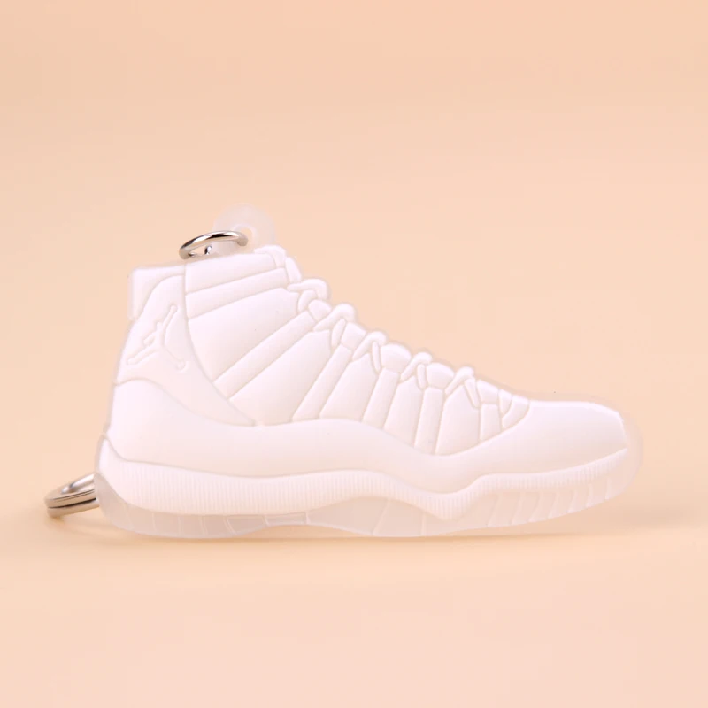 Picture Color9 Мини Jordan 11 брелок обуви Для мужчин Wome/дети c логотипом отличный подарок для баскетбола брелок-кроссовок для ключей ключ держатель porte Clef - Цвет: Picture Color9