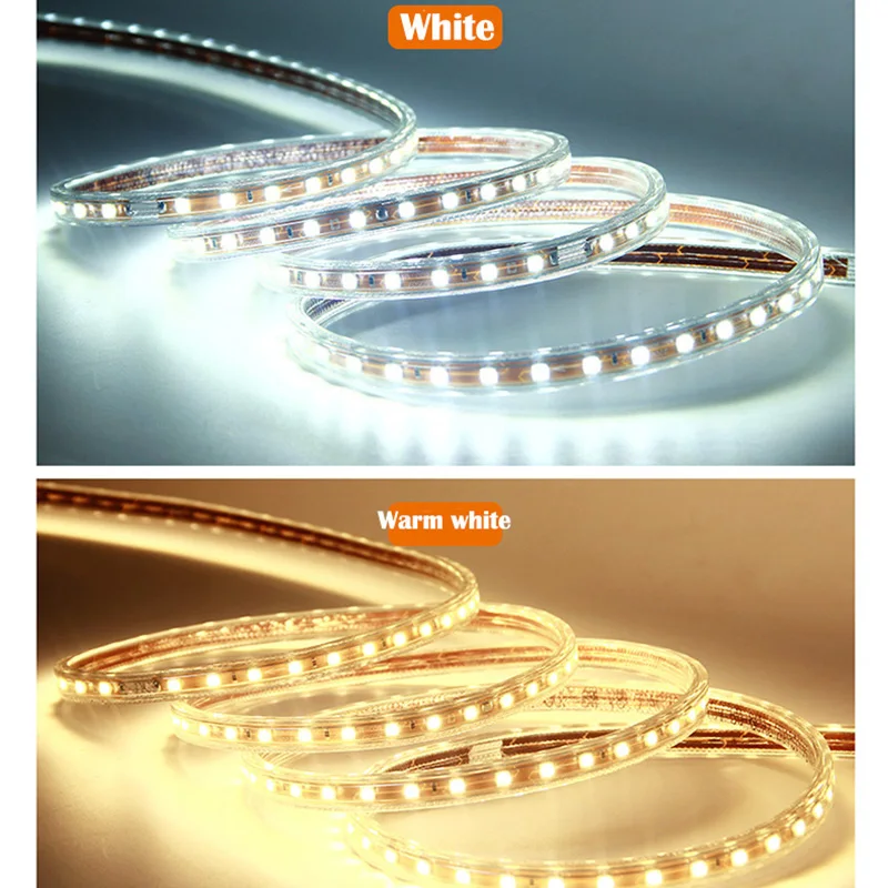 Фото Светодиодный полосы света водонепроницаемый 220 v SMD5050 60 s/m светодиодная лента с Светодиодный полосы света водонепроницаемый 220 v SMD5050 60 s/m светодиодная лента с