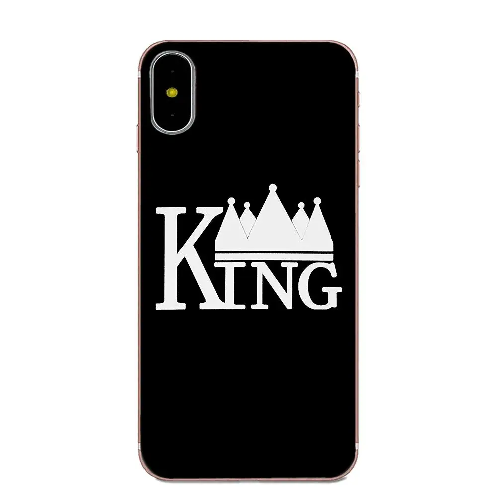 Мягкий чехол из ТПУ аксессуары Bitch 01 King Queen для Samsung Galaxy Note 5 8 9 S3 S4 S5 S6 S7 S8 S9 S10 mini Edge Plus