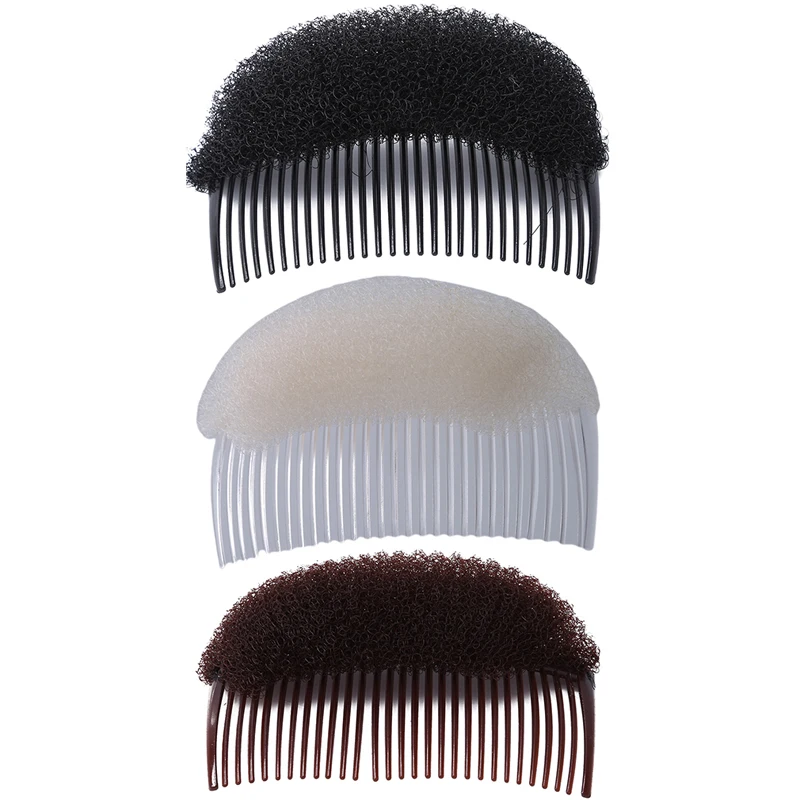 New Fashion Hair Clip Barrettes Hairpins Women Girl Headwear Holder Fluffy Bangs Root Increased Tool Comb Accessories | Красота и