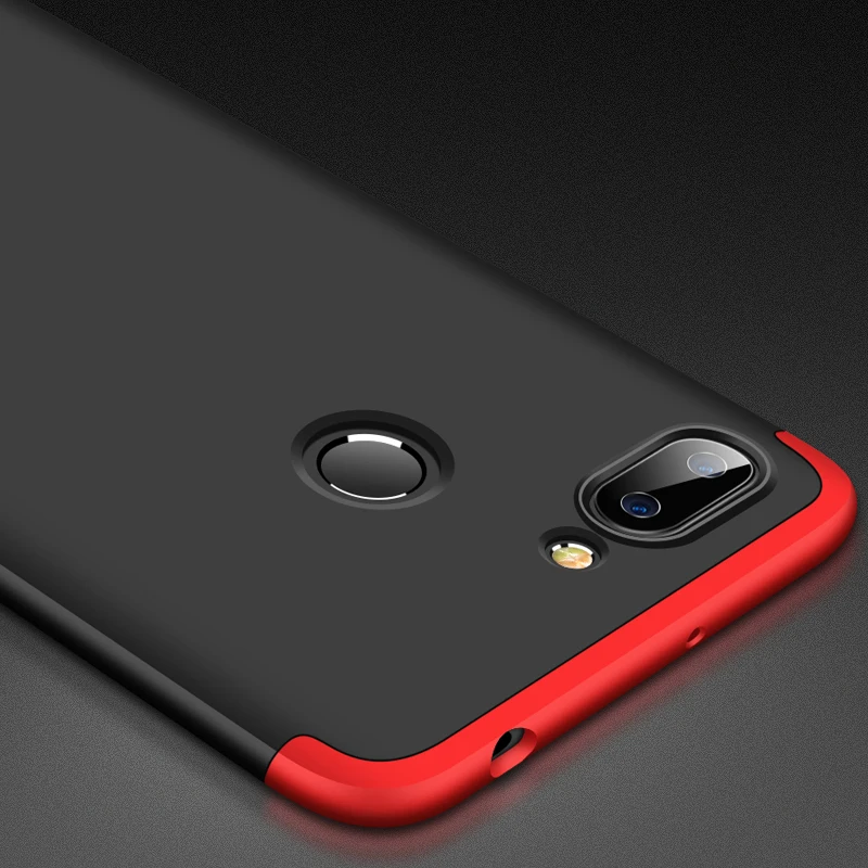 Чехол для Xiaomi redmi 6 с полной защитой жесткий 3 в 1 Роскошный Матовый чехол чехлы Redmi
