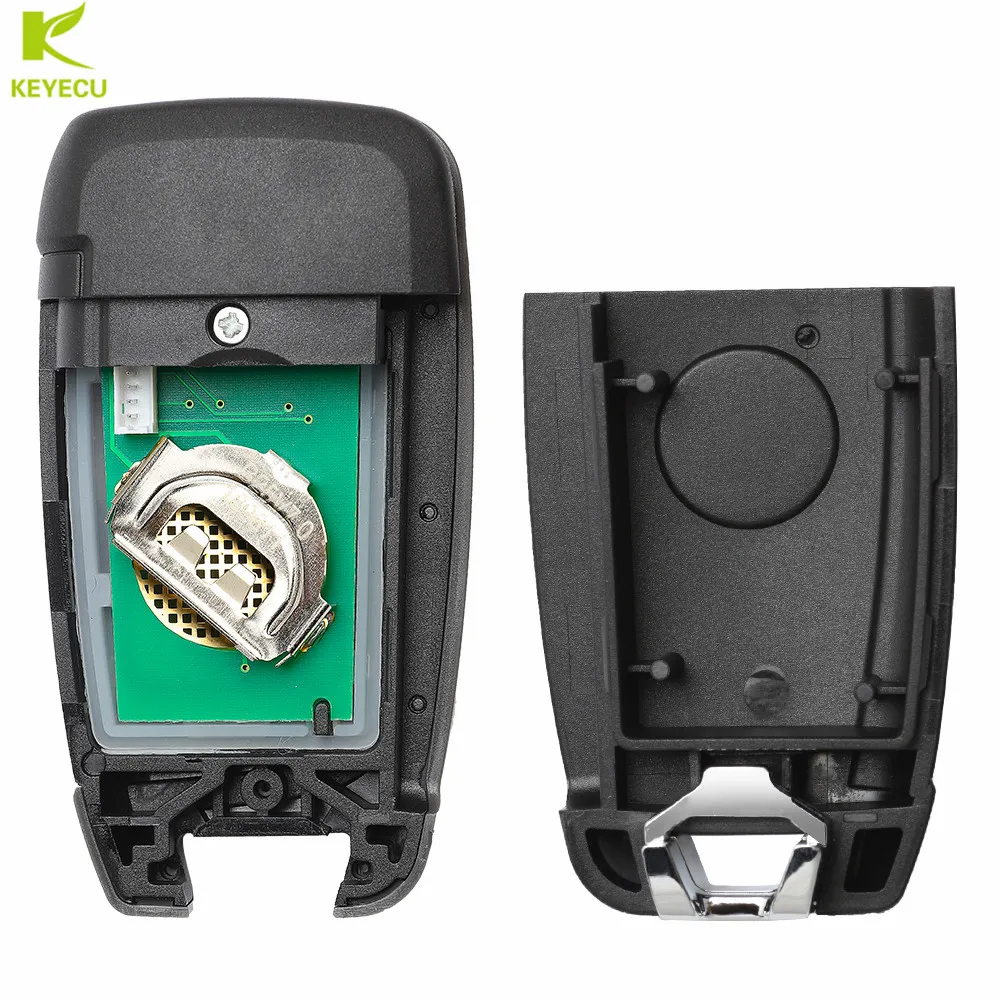 Запасной обновленный дистанционный ключ брелок KEYECU 433 МГц 4D60 чип для Hyundai Accent 2018