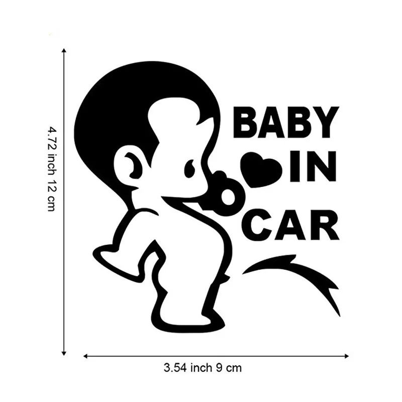 Детская виниловая наклейка на автомобиль забавная JDM Наклейка окно бампер # B1296 |