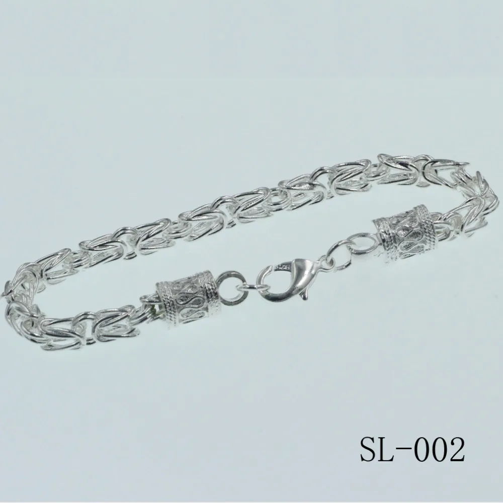 Женский браслет из серебра 925 пробы с Шармами|sterling silver bracelet|925 sterling braceletsilver bracelet |
