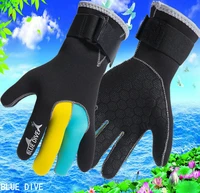 3mm sportsneoprene diving gloves high quality spearfishing gloves for swimming keep warm swimming diving equipment free shipping