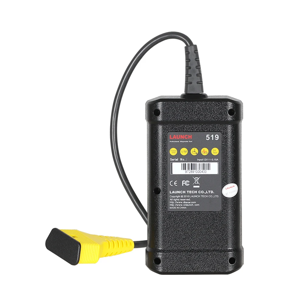 LAUNCH Creader 519 OBD2/EOBD диагностический инструмент CR519 OBD 2 сканер бортовой монитор тест