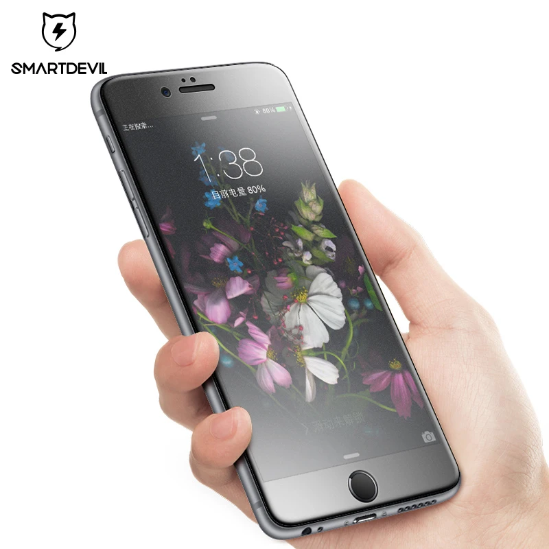 Защитное стекло SmartDevil закаленное с полным покрытием для apple iphone 7 8 Plus|Защитные