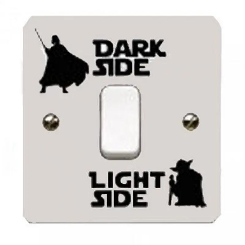 1 шт. Звездные войны кино темный переключатель лица прикрепленный к детской