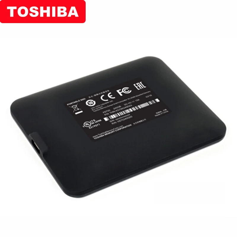 Оригинальный Toshiba XS700 внешний твердотельный накопитель портативный SSD 480 Гб USB 3 1