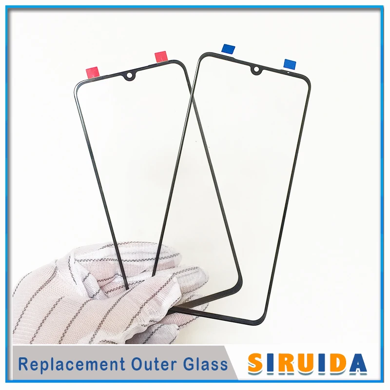 5pcs Original Replacement For Xiaomi Redmi Red mi note 7 note7 LCD Touch Screen Outer Cover Front Glass Lens Panel
