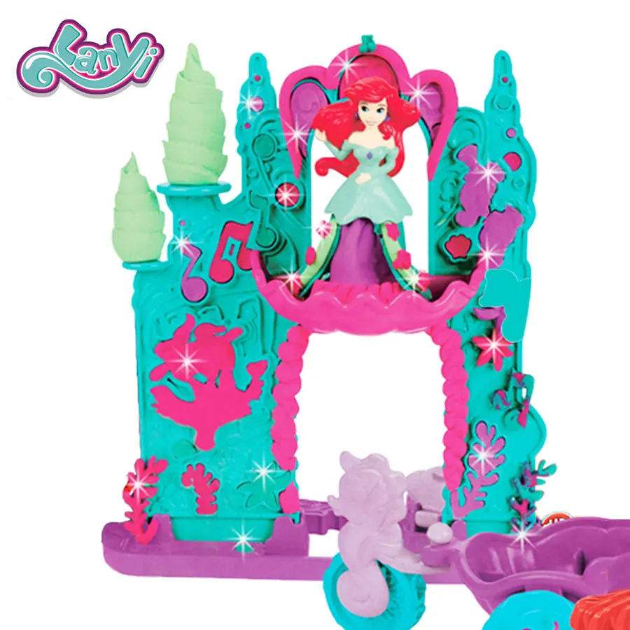 Набор слизи игрушек Lanyitoys флуоресцентный мягкий пластилин для девочек детский
