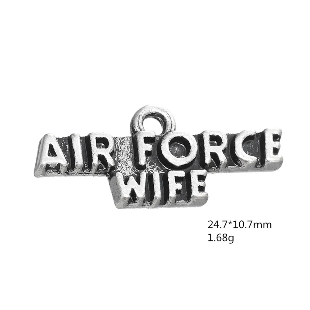 LIKGREAT Air Force Mom кулоны с надписями для жены изготовления ювелирных изделий Soilder мать