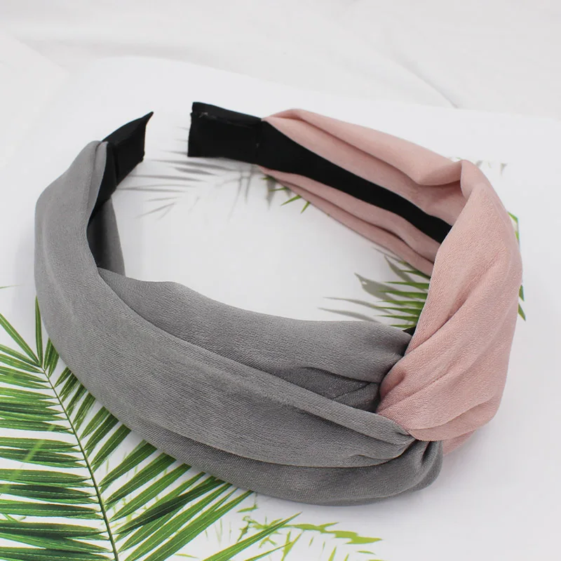 Altobefun Contrast Color Knotted Hair Band for Girl Women Accessories Headbands Hairbands Ladies Female Headwear HAB001 |