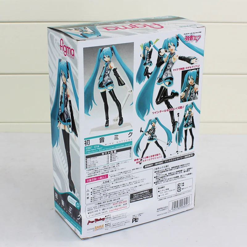 6 &quot15 см Аниме Хацунэ Мику фигура фигма 014 ПВХ фигурка Коллекционная Brinquedos