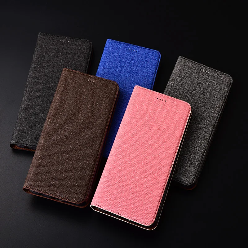 Флип-чехол для телефона, чехол для Xiao mi Red mi 7 7A 8 8A K20 K30 Note 7 8 8T Pro/mi 9T Pro, чехол из хлопковой льняной Кожи, Чехол для карт