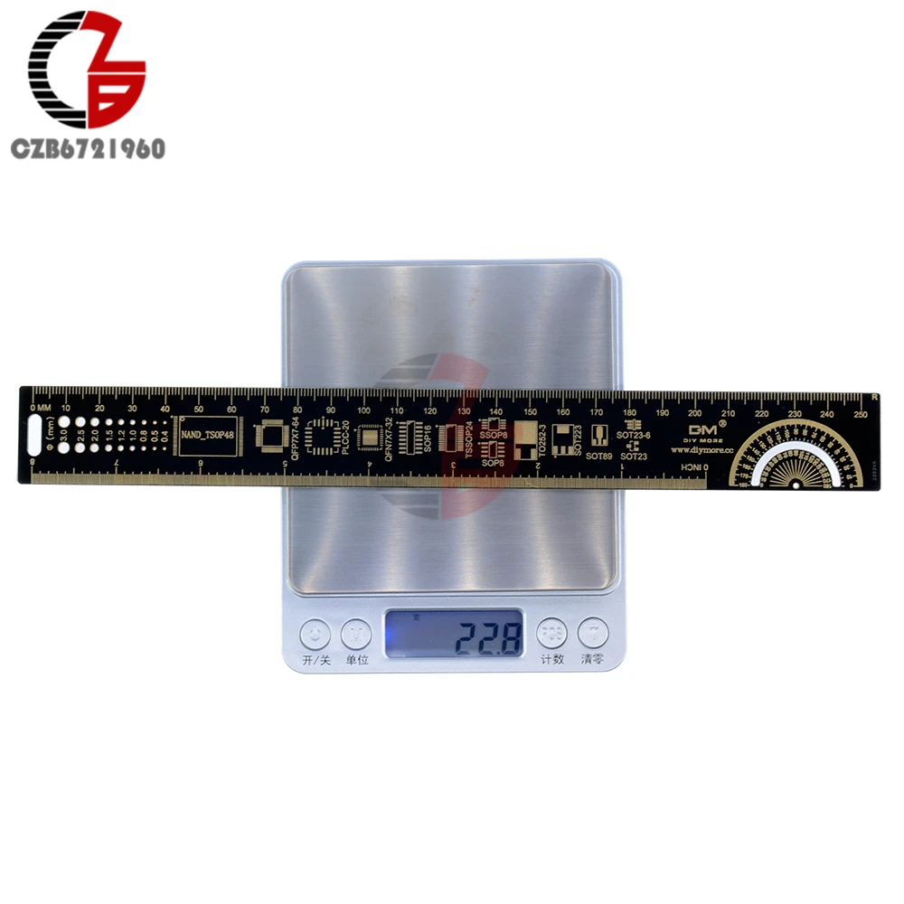 25 см исходная линейка PCB v2 - 8 &quotPCB упаковочные блоки для электронных инженеров