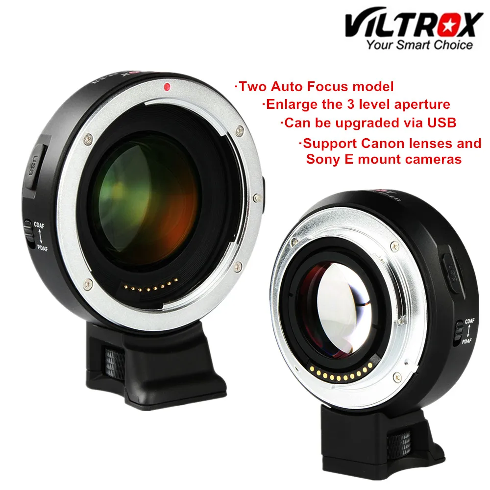 Viltrox EF-E II Автофокус редуктор Скорость усилитель объектива адаптер для Canon EF EOS Объектив к sony камера A9 A7 II A7RIII A7SII A6500