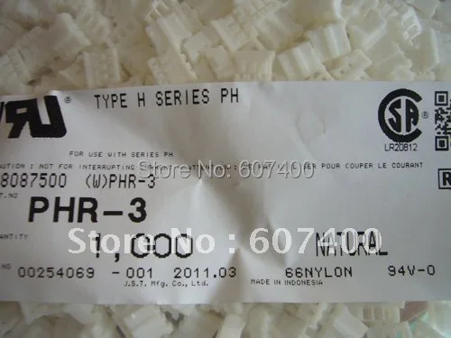 

PHR-3 CONN корпус PH 3POS 2,0 мм белый разъем корпус клеммы 100% новые детали