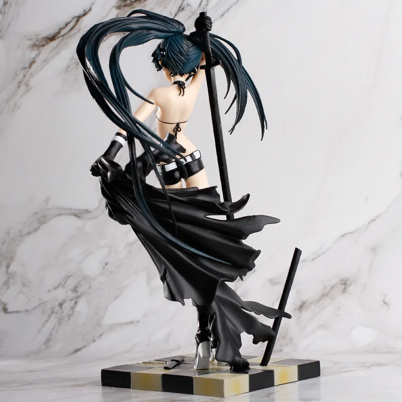 Аниме Black Rock Shooter палаш черный Ножи Ver ПВХ фигурка Коллекционная модель игрушки