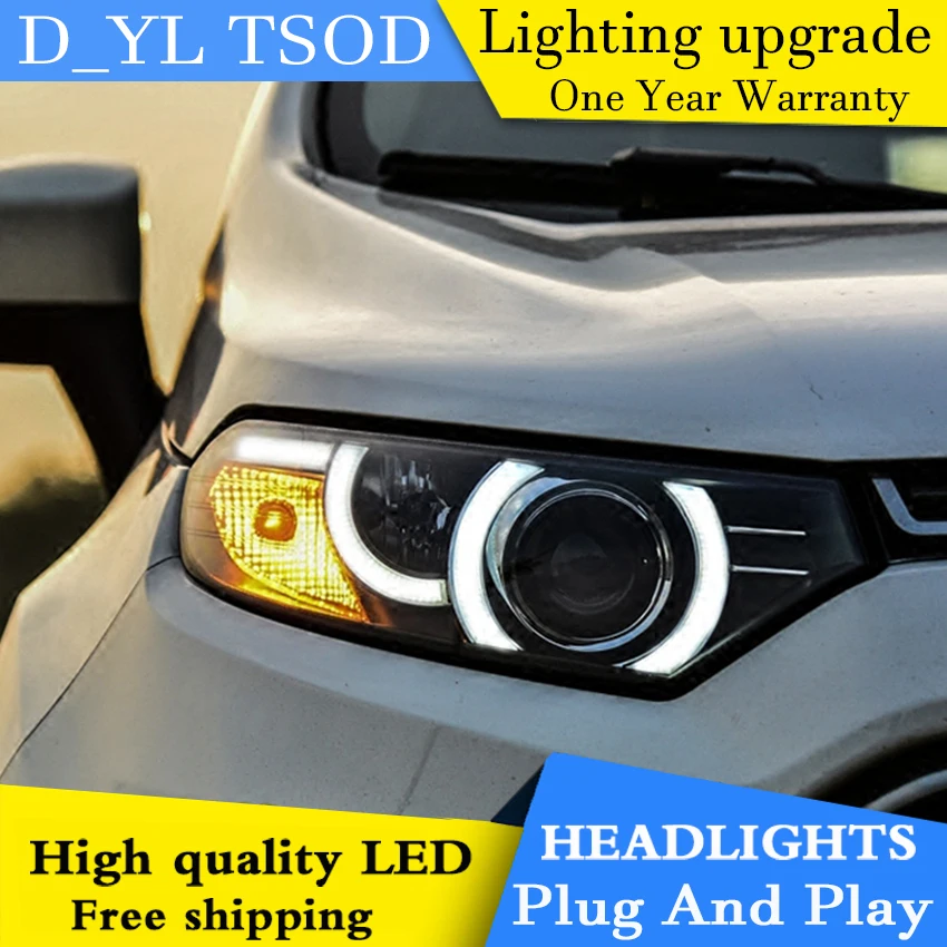 Стайлинга автомобилей головной светильник s для Ford Ecosport 2013 2015 светодиодный