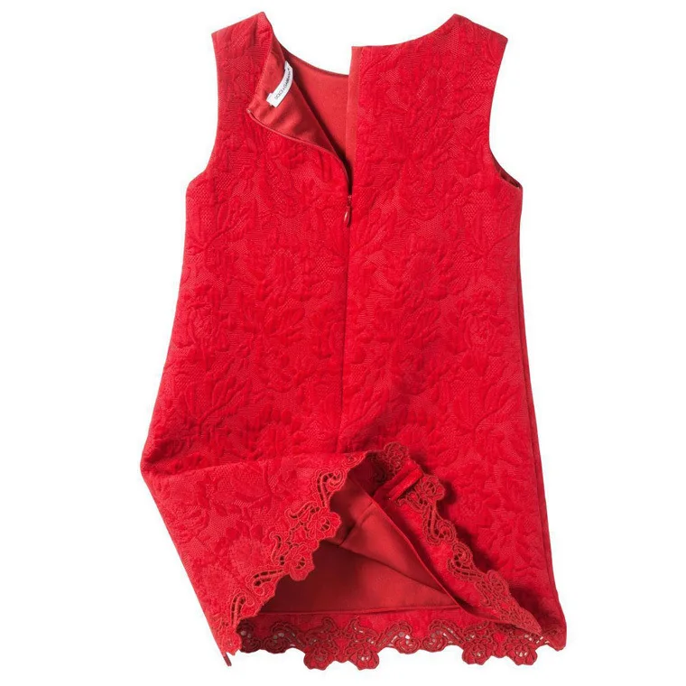 The new 2016 small jacquard dress of the girls High quality hollow out dresses princess | Детская одежда и обувь