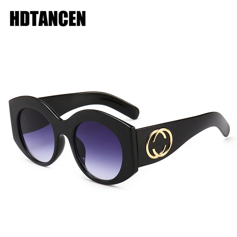 

HDTANCEN Classic Round Sunglasses Women Men Luxury Retro Sun Glasses Candy Color Eyewear Frame UV400
