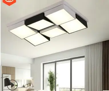 Современная Минималистичная Светодиодная потолочная лампа для спальни