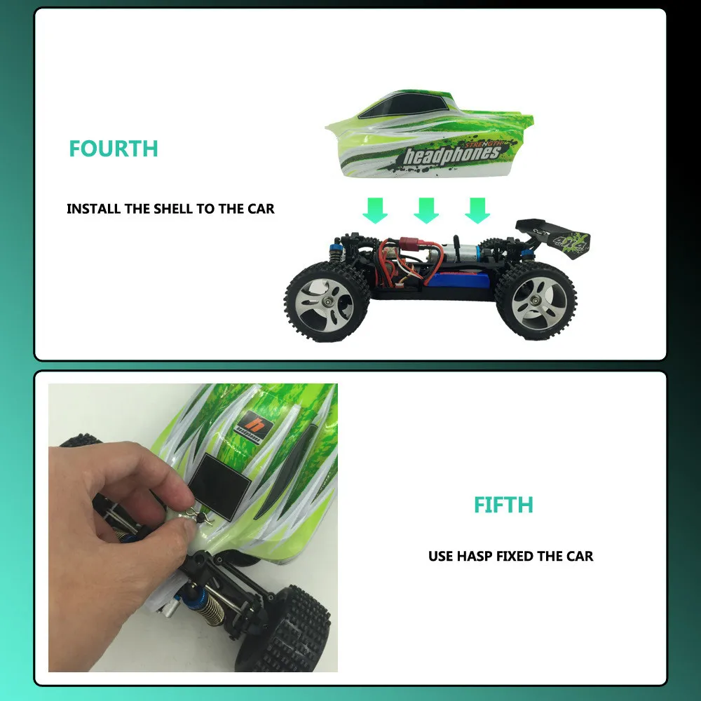 Гоночный автомобиль Wltoys A959B Модернизированный 540 щеточный двигатель высокая скорость 70 км/ч 1:18 4D 2,4G RC автомобиль T709