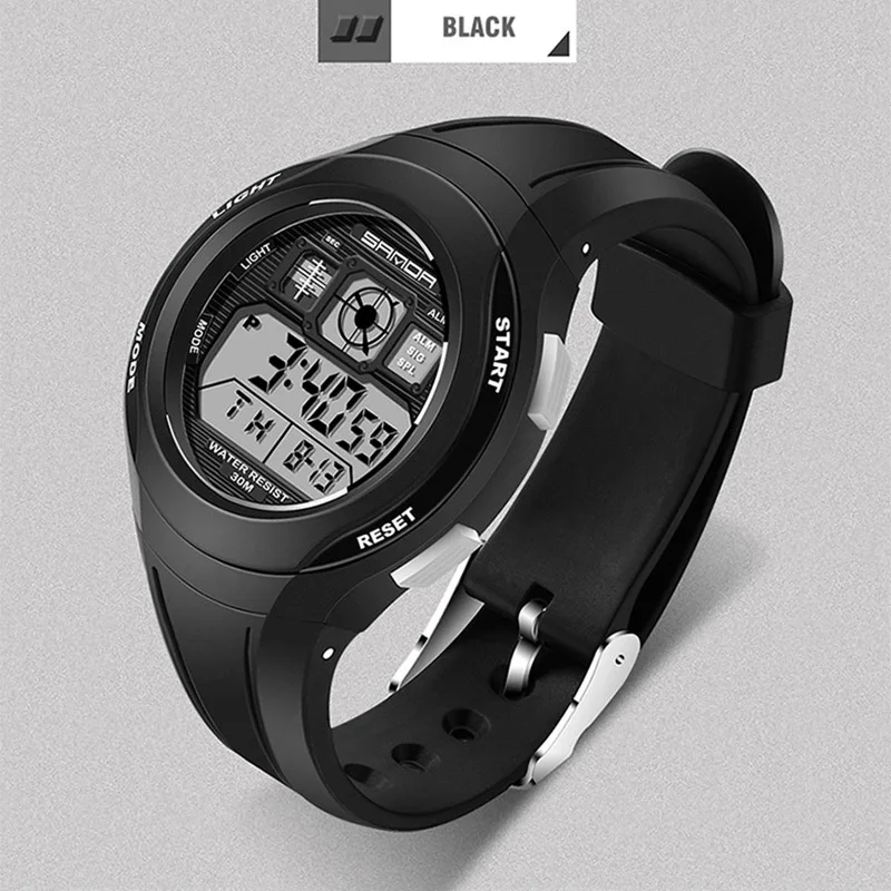 Детские спортивные часы SANDA с рисунками из мультфильмов для мальчиков и девочек