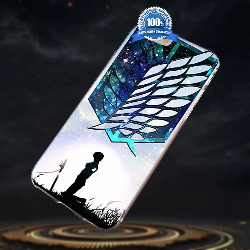 Принт Крылья Свободы из атаки на Титанов для Apple iPhone 4 4S 5 5C SE 6 6S 7 8 Plus X Galaxy A3 A5 J1 J2 J3 J5
