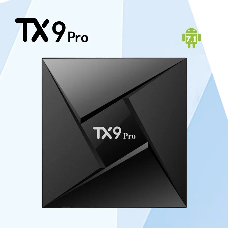 TX9 Pro Smart TV Box Amlogic S912 Восьмиядерный телеприставка Android 7 1 3 ГБ 32 Bluetooth 4 4K HDMI