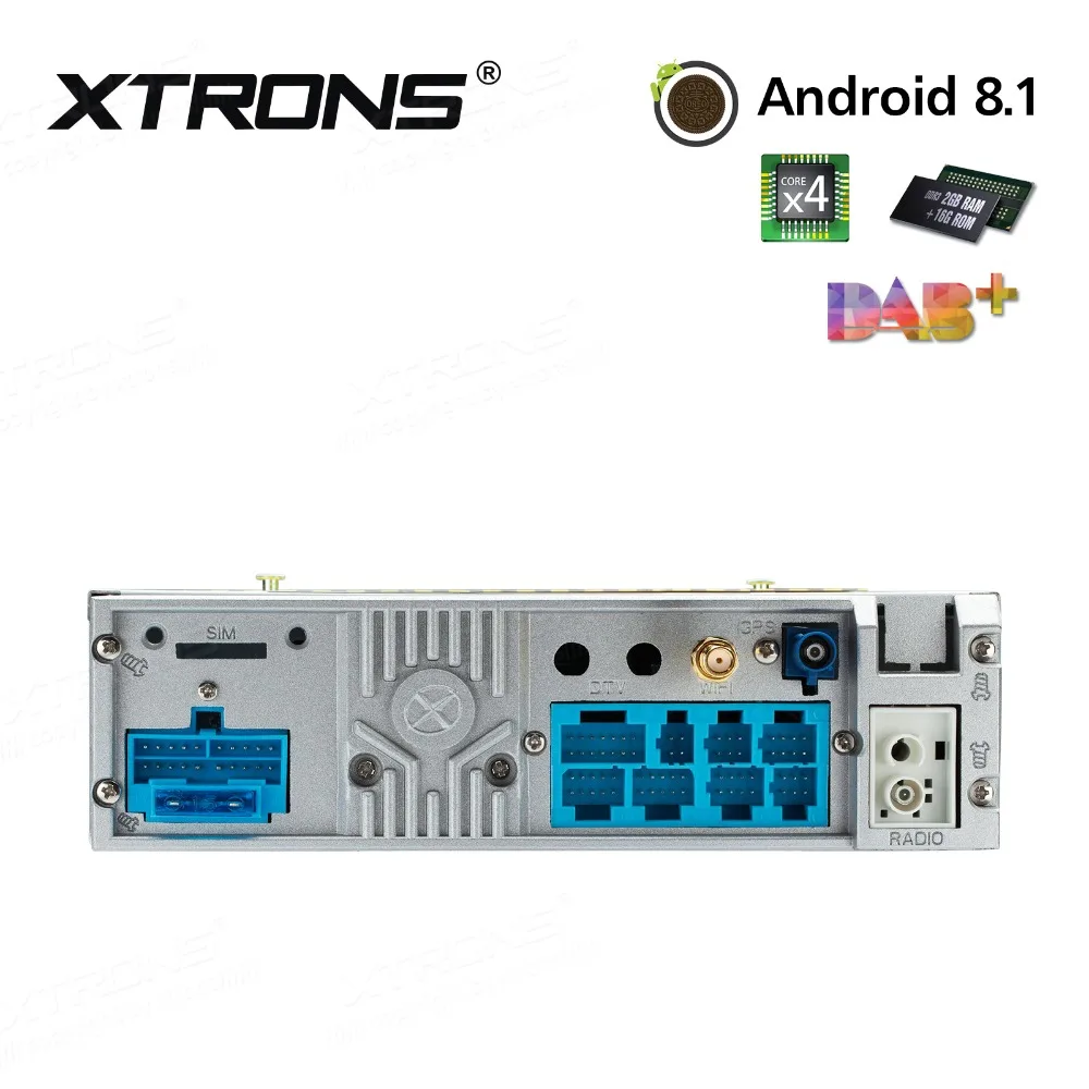 XTRONS 1 Din 7 &quotAndroid 8 автомобильный dvd плеер Радио RDS CAN шина OBD WIFI GPS для BMW X5 E53 1999 2000 2001