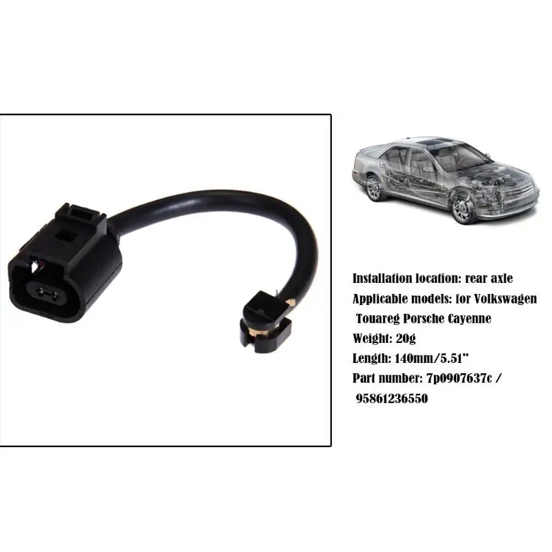 Автомобильная Задняя Тормозная колодка для VW Touareg Porsche 7P0907637C 95861236550|sensor re|sensor