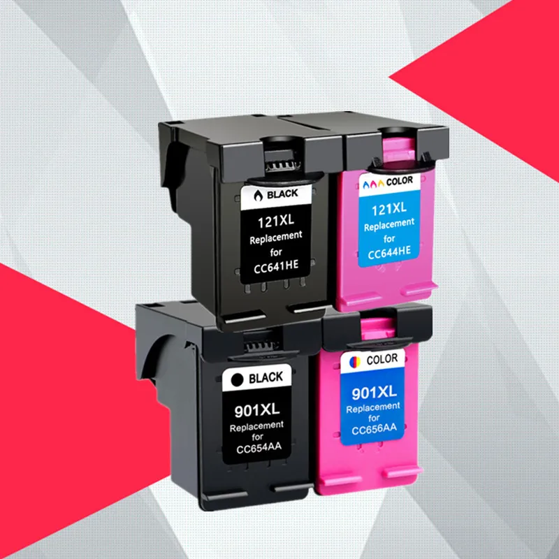 4pk совместимый чернильный картридж 121XL для hp 121 XL hp121 Deskjet D2563 F4283 F2423 F2483 F2493 F4213 F4275
