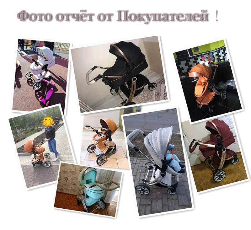 Voondo Коляска доступна, лежащая и складная, высокая и портативная, двухсторонняя новорожденная амортизатор 0-4 месяца детская коляска