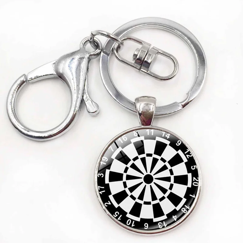 Винтажный Dartboard брелок ювелирный для дротиков игровой брелок-дротик держатель