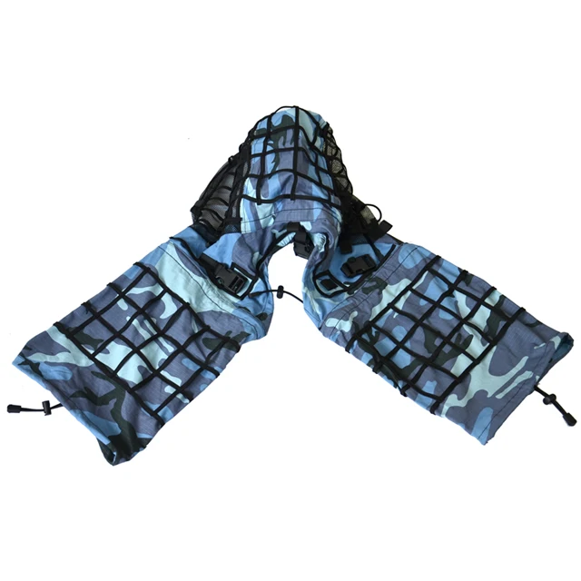 Ocean TTGTACTICAL Снайпер Ghillie костюм основа, RIPSTOP камуфляж снайпер Tog Ghillie Hood Лесной/CP/ACU/океан/Цифровой Лесной - Цвет: Ocean